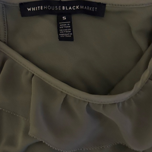 WHBM Halter Ruffle Detail Top - Picture 9 of 10